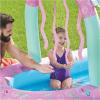 imageSwimWays Disney Princess Ariel Water Castle Deluxe Inflatable Pool Above Ground Pool with Canopy and Fast Inflation for Kids Aged Aged 3 ampamp UpDisney Princess Ariel