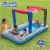 imageSwimWays Disney Princess Ariel Water Castle Deluxe Inflatable Pool Above Ground Pool with Canopy and Fast Inflation for Kids Aged Aged 3 ampamp UpPaw Patrol
