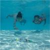 imageSwimWays Little Mermaid Disney Dive Characters Kids Pool Toy Princess Ariel Flounder and Sebastian Bath Toys and Pool Party Supplies