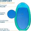 imageSwimWays Spring Float Original Pool Lounge Chair Inflatable Pool Floats Adult with Fast Inflation ampamp Head Rest for Ages 15 ampamp Up Aqua