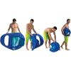 imageSwimWays Spring Float Recliner  Swim Lounger for Pool or Lake  Light BlueDark Blue Classic 13344172