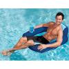 imageSwimWays Spring Float SunSeat Pool Lounge Chair Inflatable Pool Floats Adult with Fast Inflation ampamp Back Rest for Ages 15 ampamp Up BlueSunseat Pool Chair Blue