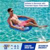 imageSwimWays Spring Float SunSeat Pool Lounge Chair Inflatable Pool Floats Adult with Fast Inflation ampamp Back Rest for Ages 15 ampamp Up BlueSunseat Pool Chair BluePink New Version