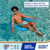 imageSwimWays Spring Float SunSeat Pool Lounge Chair Inflatable Pool Floats Adult with Fast Inflation ampamp Back Rest for Ages 15 ampamp Up BlueSunseat Pool Chair Blue New Version