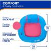 imageSwimWays Spring Float SunSeat Pool Lounge Chair Inflatable Pool Floats Adult with Fast Inflation ampamp Back Rest for Ages 15 ampamp Up BlueSunseat Pool Chair BluePink New Version