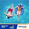 imageSwimWays Spring Float SunSeat Pool Lounge Chair Inflatable Pool Floats Adult with Fast Inflation ampamp Back Rest for Ages 15 ampamp Up BlueSunseat Pool Chair Blue New Version
