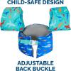 imageSwimWays Swim Trainer US Coast Guard Approved Life Vest Kids Swim VestShark