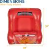 imageSwimways Disney Pixar Cars Inflatable Water Boat Vehicle Inflatable Pool Floats and Kids Pool Toys Cars Pool Party Supplies for Kids Aged 3 ampamp Up