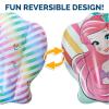 imageSwimways Disney Princess Ariel Reversible Boat Inflatable Pool Floats ampamp Kids Pool Toys Swimming Pool Accessories ampamp Beach Essentials for Kids Aged 5 ampamp Up
