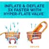 imageSwimways Dry Float Lounger Pool Float Translucent Inflatable Recliner Chair for Adults with Fast Inflation Foot Rest ampamp Cup Holder