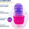 imageSwimways Dry Float Lounger Pool Float Translucent Inflatable Recliner Chair for Adults with Fast Inflation Foot Rest ampamp Cup Holder