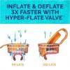 imageSwimways Dry Float Shadester Pool Float Translucent Inflatable Recliner Chair for Adults with Fast Inflation Canopy Foot Rest ampamp Cup Holder
