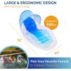 imageSwimways Dry Float Shadester Pool Float Translucent Inflatable Recliner Chair for Adults with Fast Inflation Canopy Foot Rest ampamp Cup Holder