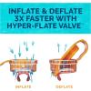 imageSwimways Dry Float Socializer Pool Float Translucent Inflatable Recliner Chair for Adults with Fast Inflation Cup Holder ampamp Back Rest