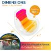 imageSwimways Dry Float Socializer Pool Float Translucent Inflatable Recliner Chair for Adults with Fast Inflation Cup Holder ampamp Back Rest