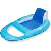 imageSwimWays Spring Float Recliner  Swim Lounger for Pool or Lake  Light BlueDark Blue Classic 13344172
