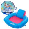 imageSwimWays Spring Float SunSeat Pool Lounge Chair Inflatable Pool Floats Adult with Fast Inflation ampamp Back Rest for Ages 15 ampamp Up BlueSunseat Pool Chair BluePink New Version