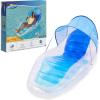 imageSwimways Dry Float Shadester Pool Float Translucent Inflatable Recliner Chair for Adults with Fast Inflation Canopy Foot Rest ampamp Cup Holder