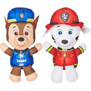 imageSwimWays Nickelodeon Paw Patrol Chase and Marshall Swim Huggable 2Pack Floating Paw Patrol Toys for Kids Ages 12pk Swim Huggable