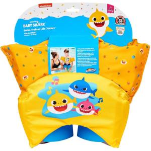 imageSwimWays Swim Trainer US Coast Guard Approved Life Vest Kids Swim VestBaby Shark