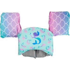 imageSwimWays Swim Trainer US Coast Guard Approved Life Vest Kids Swim VestMermaid