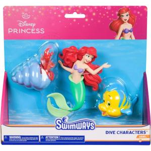 imageSwimways Disney Princess Ariel Dive N Surprise Swimming Pool Accessories ampamp Kids Pool Toys Little Mermaid Party Supplies ampamp Water Toys for Kids Aged 5 ampamp UpAriel Dive Characters