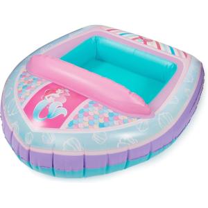 imageSwimways Disney Princess Ariel Inflatable Water Boat Vehicle for Kids Ages 3