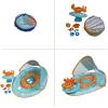 imageSwimWays Baby Spring Float Activity Center with Canopy  BlueOrange Lobster