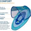 imageSwimWays Baby Spring Float with Adjustable Canopy and UPF Sun Protection Blue Lobster3  Blue Lobster