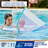 imageSwimWays Baby Spring Float with Adjustable Canopy and UPF Sun Protection Blue LobsterMermaid
