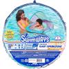 imageSwimWays Baby Spring Float with Adjustable Canopy and UPF Sun Protection Blue LobsterMermaid