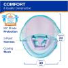 imageSwimWays Baby Spring Float with Adjustable Canopy and UPF Sun Protection Blue2  Mermaid