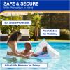 imageSwimWays Baby Spring Float with Adjustable Canopy and UPF Sun Protection Blue2  Mermaid