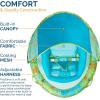imageSwimWays Baby Spring Float with Adjustable Canopy and UPF Sun Protection Blue4Green