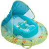 imageSwimWays Baby Spring Float with Adjustable Canopy and UPF Sun Protection Blue4Green
