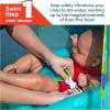 imageSwimWays Baby Spring Float with Adjustable Canopy and UPF Sun Protection Blue4Green