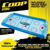 imageSwimWays COOP Hydro Hockey Inflatable Water Floating Table Hockey Set Pool Toy for Kids Ages 5