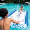 imageSwimWays COOP Hydro Hockey Inflatable Water Floating Table Hockey Set Pool Toy for Kids Ages 5