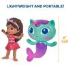 imageSwimWays Gabbys Dollhouse Floatin Figures Swimming Pool Accessories ampamp Kids Pool Toys Party Supplies ampamp Water Toys for Kids Aged 3 ampamp Up Gabby ampamp Mercat 2PackMulticolor