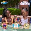 imageSwimWays Gabbys Dollhouse Floatin Figures Swimming Pool Accessories ampamp Kids Pool Toys Party Supplies ampamp Water Toys for Kids Aged 3 ampamp Up Gabby ampamp Mercat 2PackGabby Floating Figure
