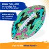 imageSwimWays Hydro Waterproof Football Outdoor Games for Adults and Kids Swimming Pool Accessories and Pool Party Games925 Inches GreenBlue New Version
