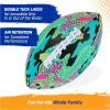 imageSwimWays Hydro Waterproof Football Outdoor Games for Adults and Kids Swimming Pool Accessories and Pool Party Games925 Inches GreenGreen New Version