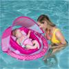 imageSwimWays Infant Baby Inflatable Swimming Pool Spring Float with Shade Canopy and 3 Point Harness for Ages 3 to 9 Months Pink Flower