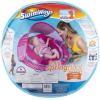 imageSwimWays Infant Baby Inflatable Swimming Pool Spring Float with Shade Canopy and 3 Point Harness for Ages 3 to 9 Months Pink Flower