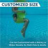 imageSwimWays Mesh Floating Pool Chair Noodle Slings 4 Pack Swimming Pool Accessories ampamp Water Toys Pool Noodle Not Included1