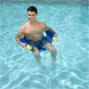 imageSwimWays Mesh Floating Pool Chair Noodle Slings 4 Pack Swimming Pool Accessories ampamp Water Toys Pool Noodle Not Included1 Pack