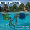 imageSwimWays Mesh Floating Pool Chair Noodle Slings 4 Pack Swimming Pool Accessories ampamp Water Toys Pool Noodle Not Included1 Pack