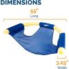imageSwimWays Mesh Floating Pool Chair Noodle Slings 4 Pack Swimming Pool Accessories ampamp Water Toys Pool Noodle Not Included1 Pack