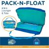 imageSwimWays PackNFloat 2in1 Pool Chair and Tote Bag Blue Palm