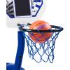 imageSwimWays Plastic MultiSport Volleyball Set Includes 2 Bases 1 Net 1 Volleyball Ideal for Pool Parties and Outdoor GamesBasketball